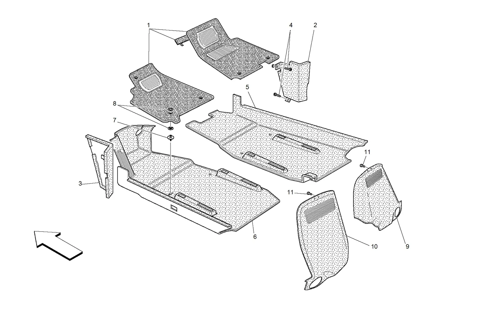 Passengers Compartment Upholstery And Carpets