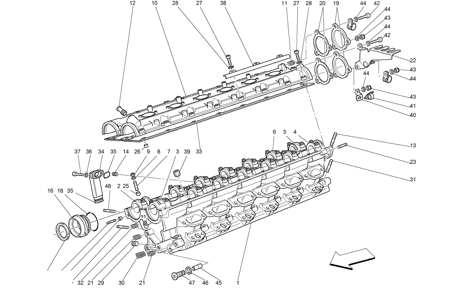 R.H. Cylinder Head