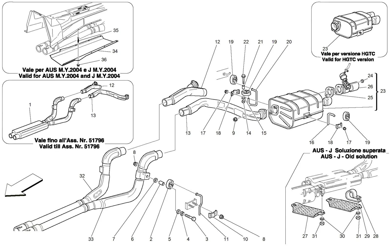 Rear Exhaust System