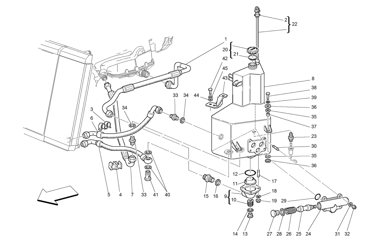 Lubrication System - Tank