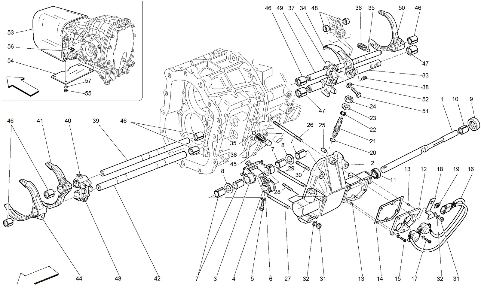 Inside Gearbox Controls -Valid For F1-