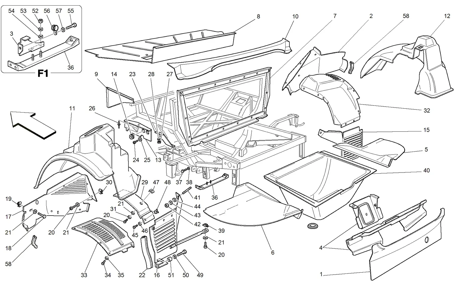 Rear Structures And Components