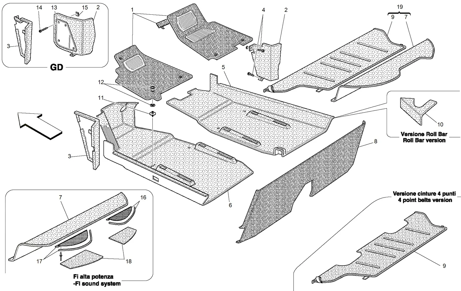 Passengers Compartment Upholstery And Carpets
