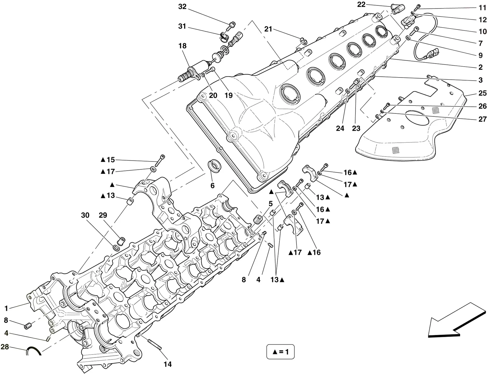 Left Hand Cylinder Head