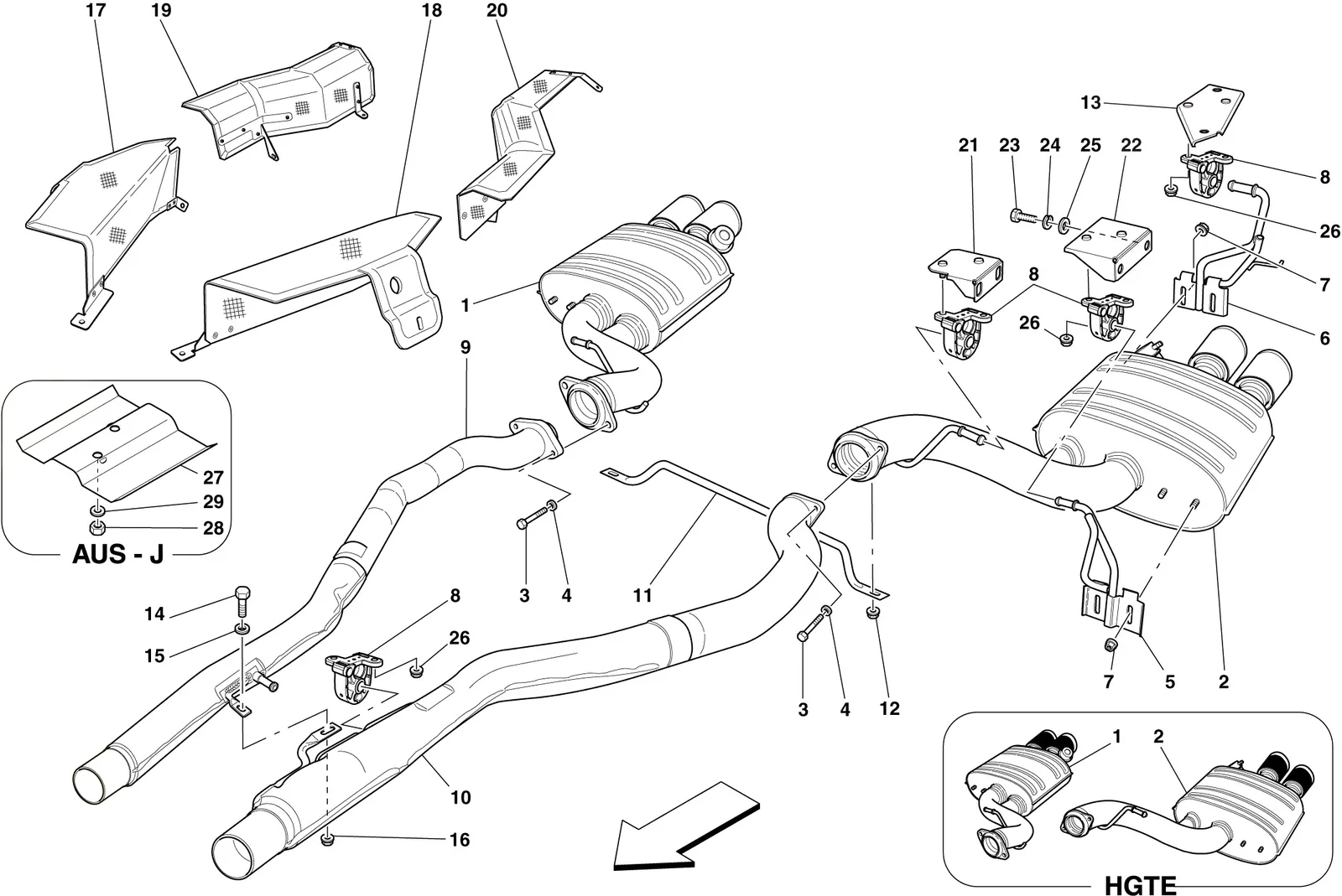 Rear Exhaust System