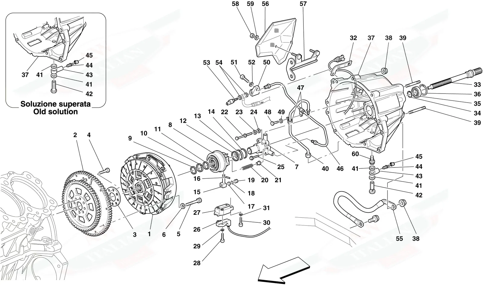 Clutch And Controls -Applicable For F1-