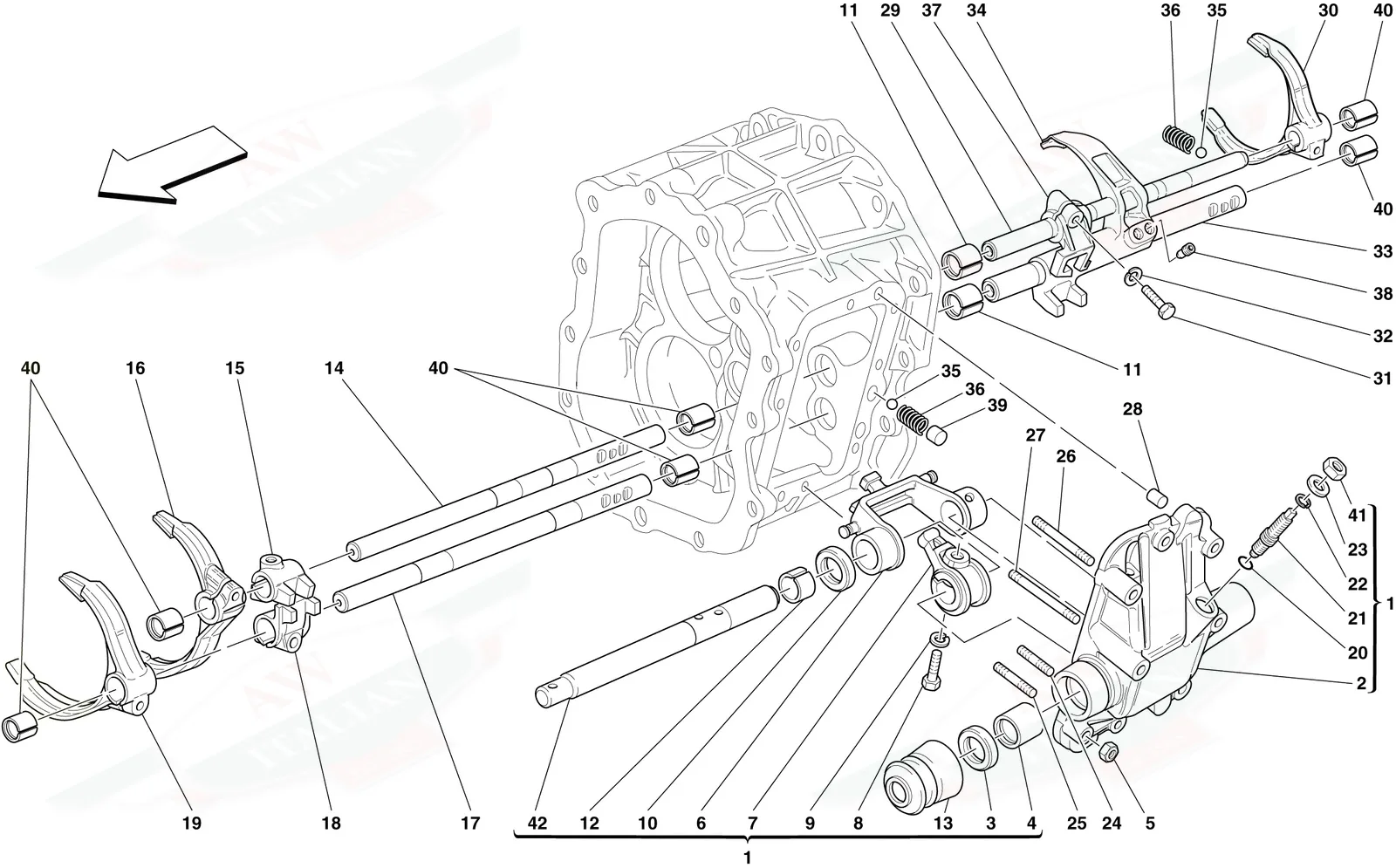 Internal Gearbox Controls -Not For F1-