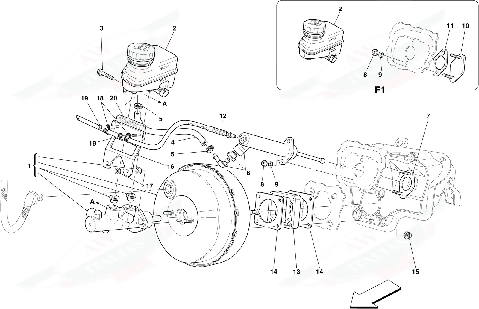 Hydraulic Brake And Clutch Control