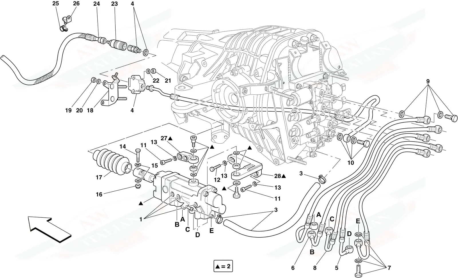 F1 Clutch Hydraulic Control -Applicable For F1-