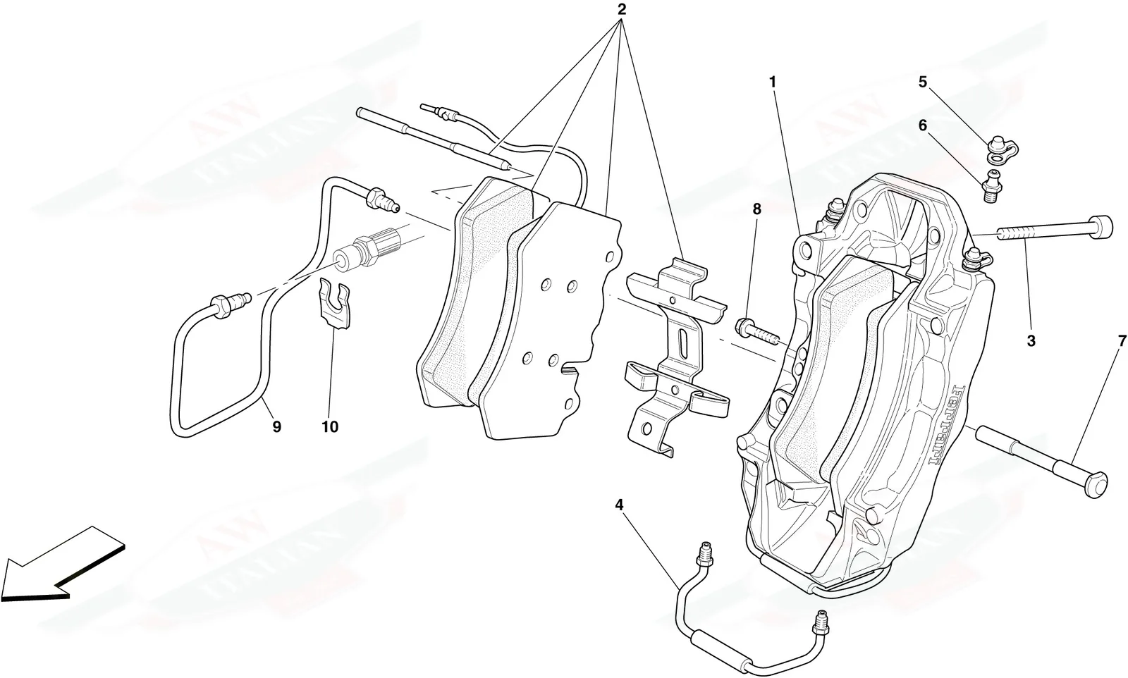 Front Brake Calliper