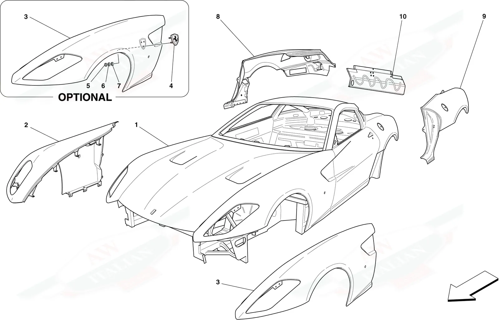 Bodyshell - External Trim