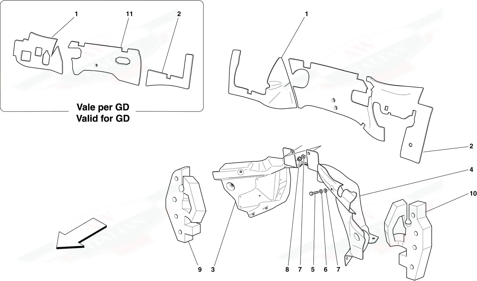 Engine Compartment Firewall Insulation