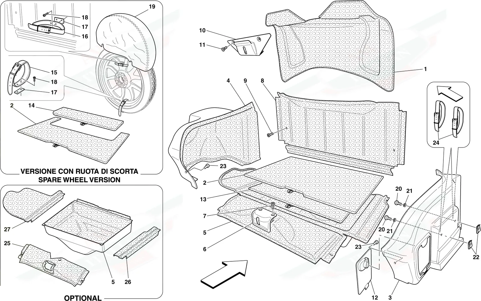 Luggage Compartment Trim