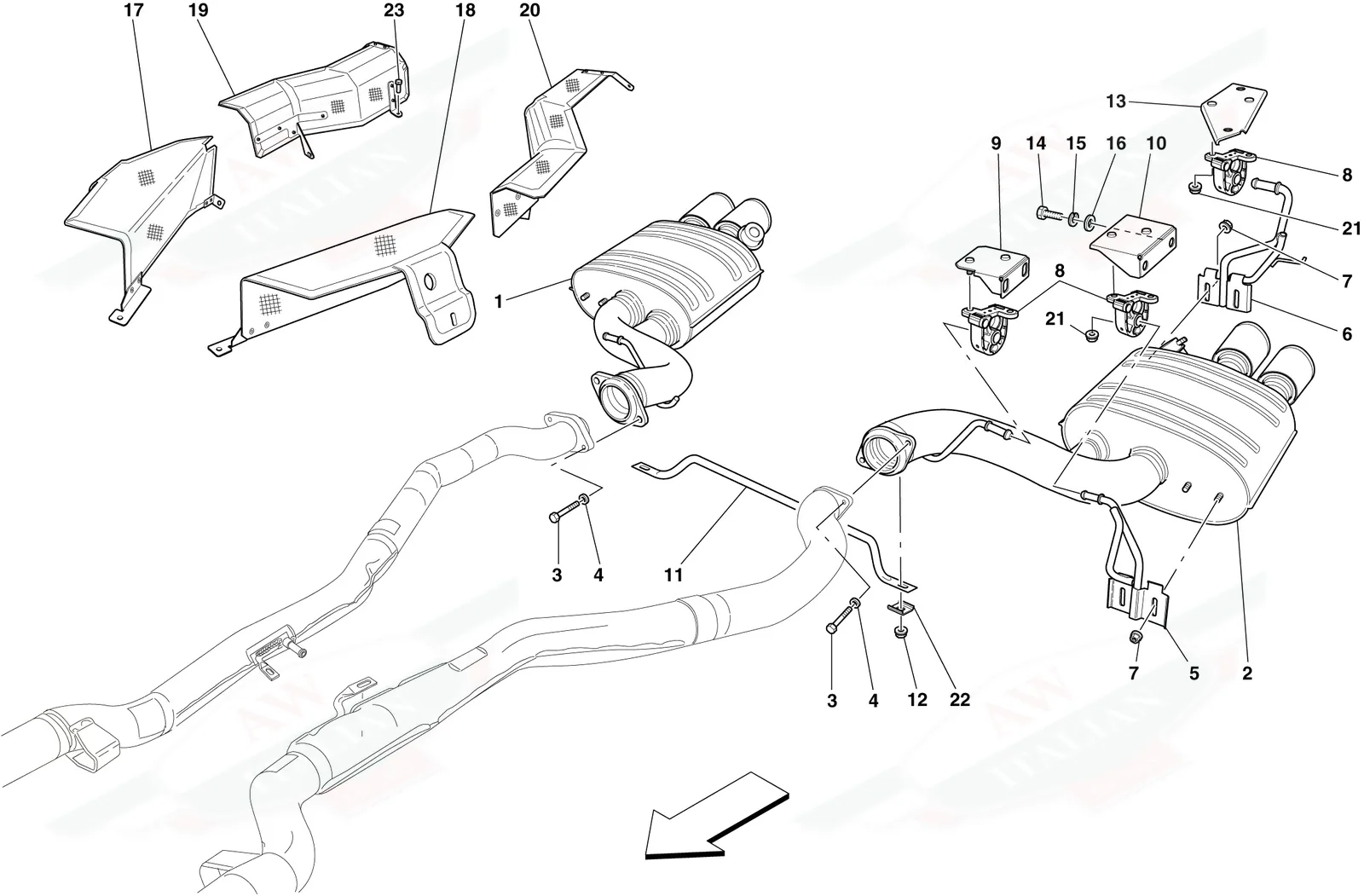 Rear Exhaust System