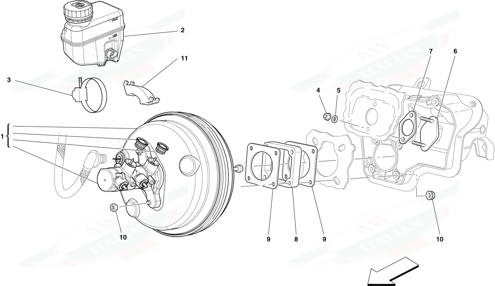 Hydraulic Brake And Clutch Control