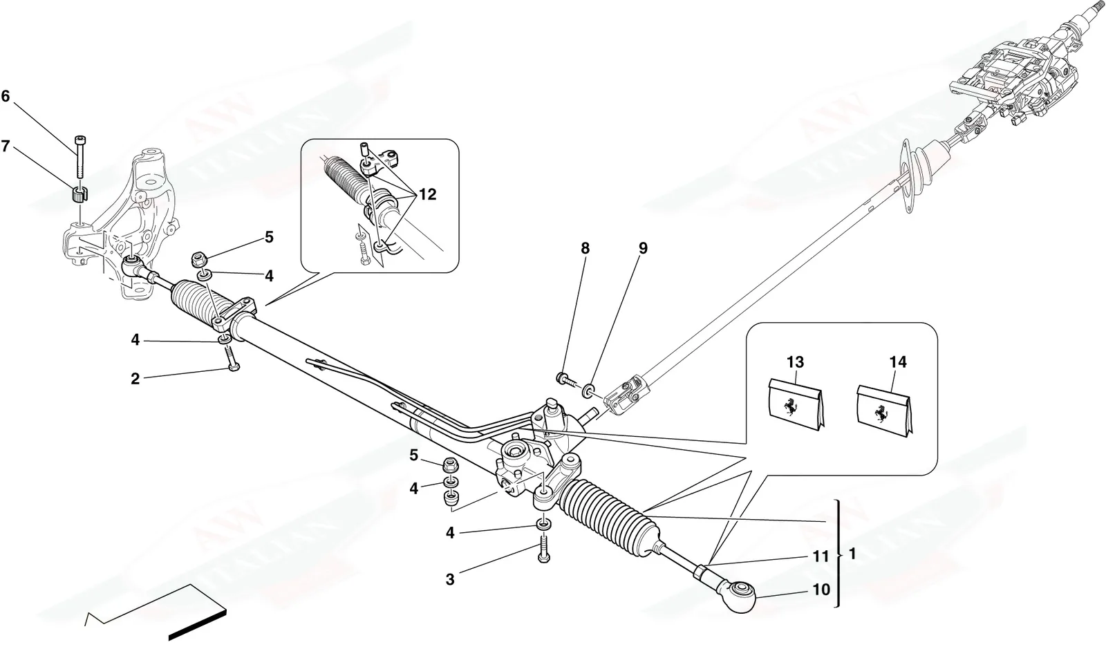 Hydraulic Power Steering Box
