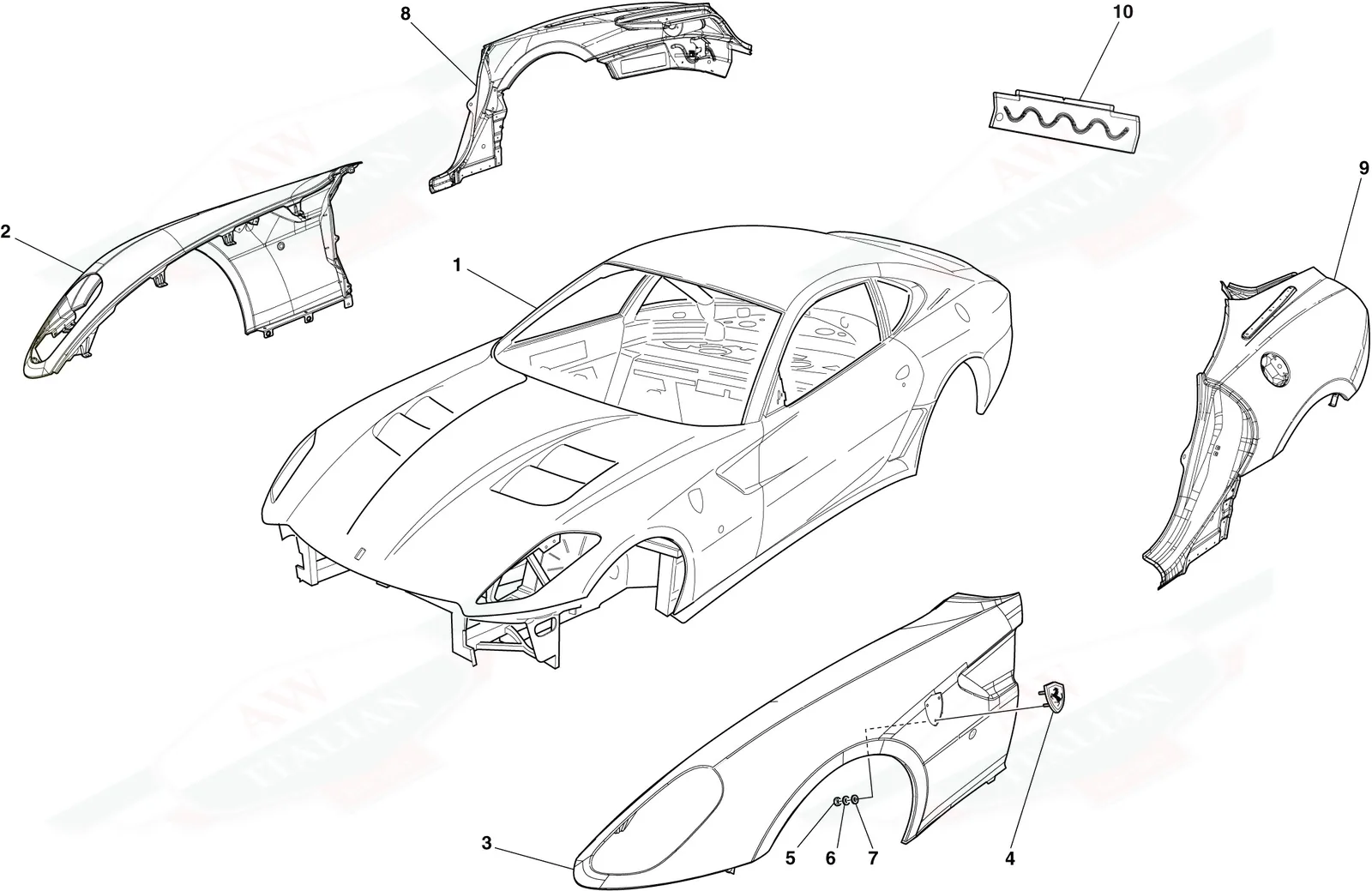 Bodyshell - External Trim
