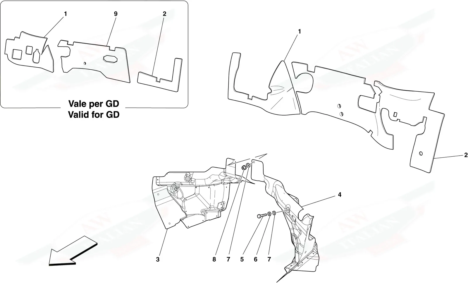 Engine Compartment Firewall Insulation