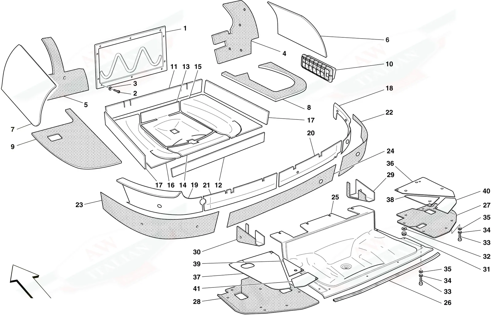 Luggage Compartment Insulation