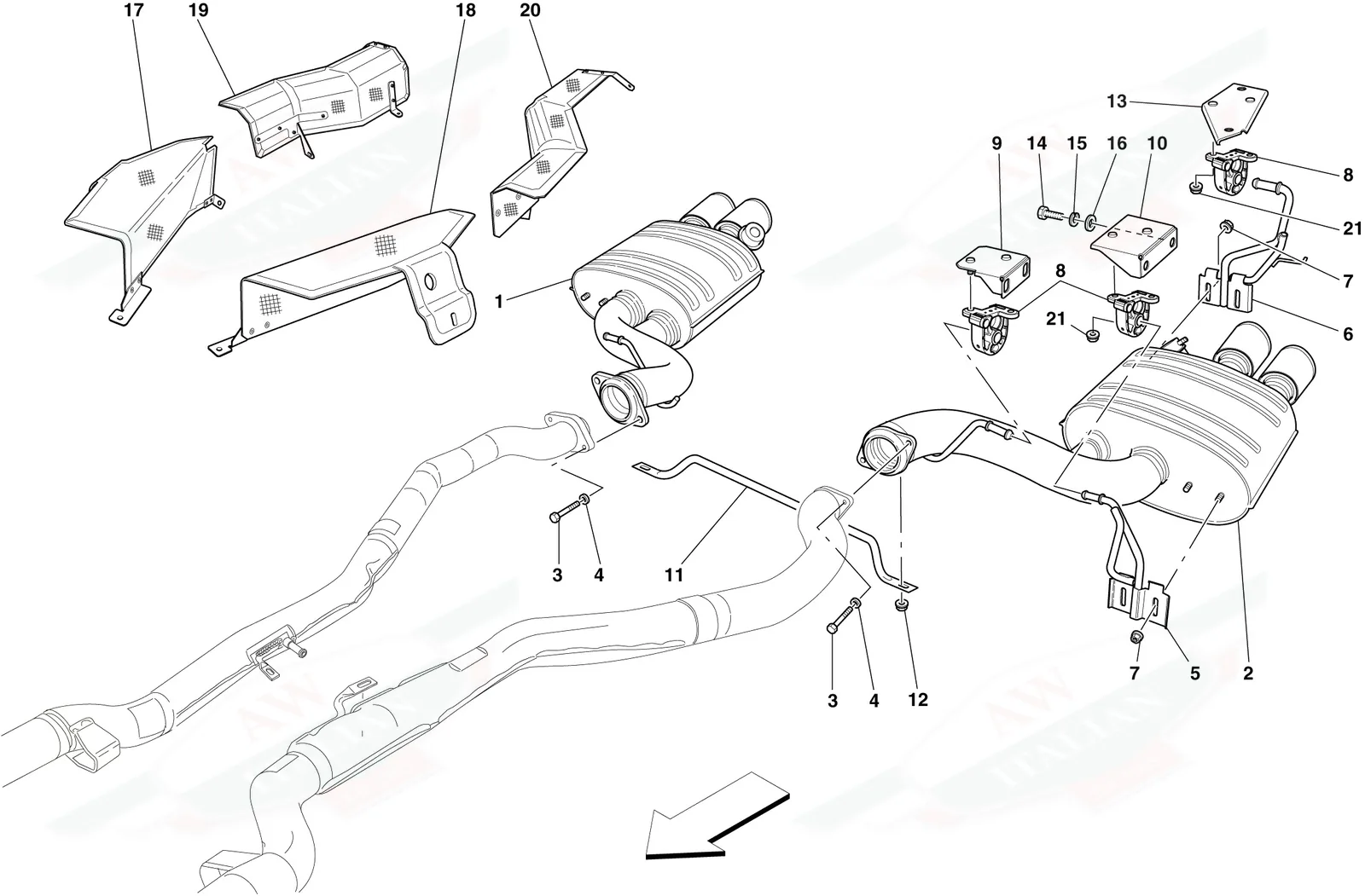 Rear Exhaust System