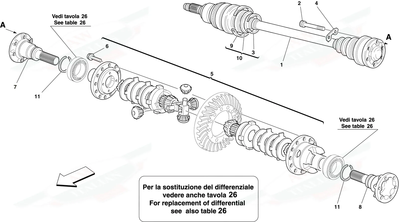 Differential And Axle Shaft