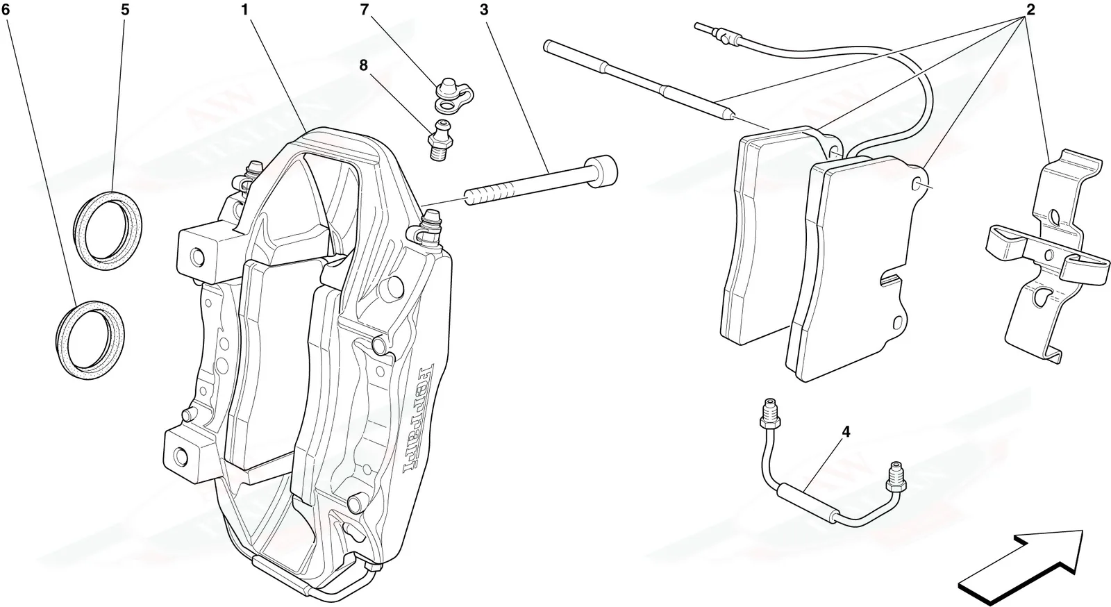 Rear Brake Calliper