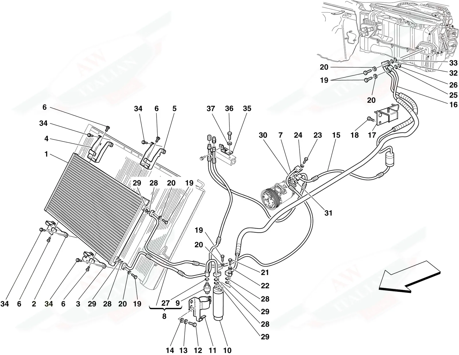 Ac System - Freon Pipes