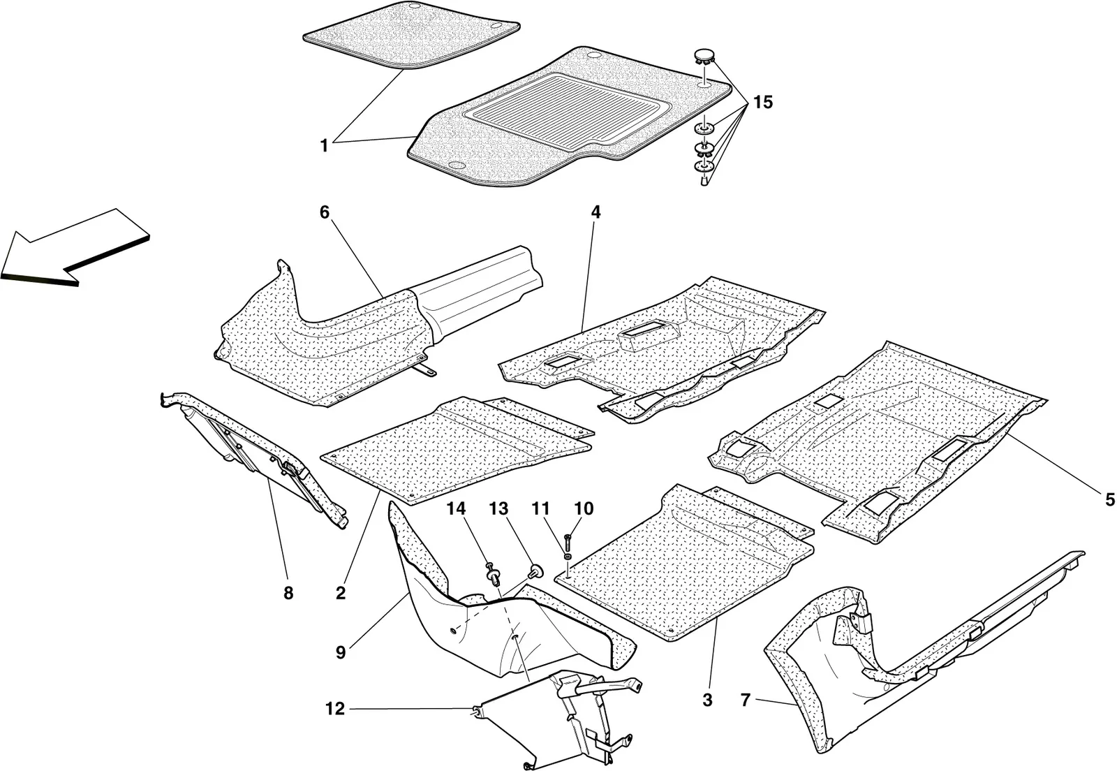 Passenger Compartment Trim And Mats