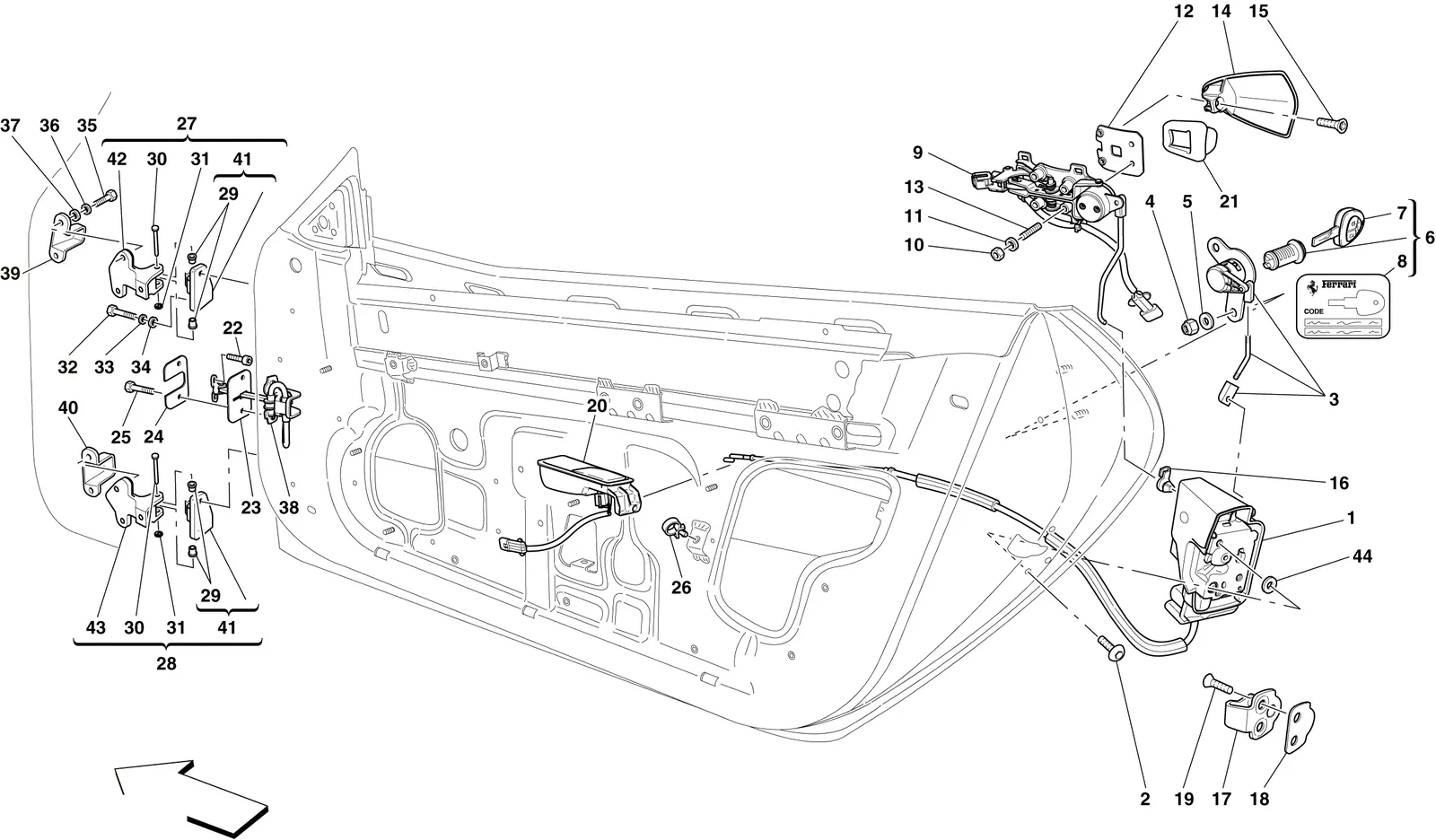 Doors - Opening Mechanism And Hinges