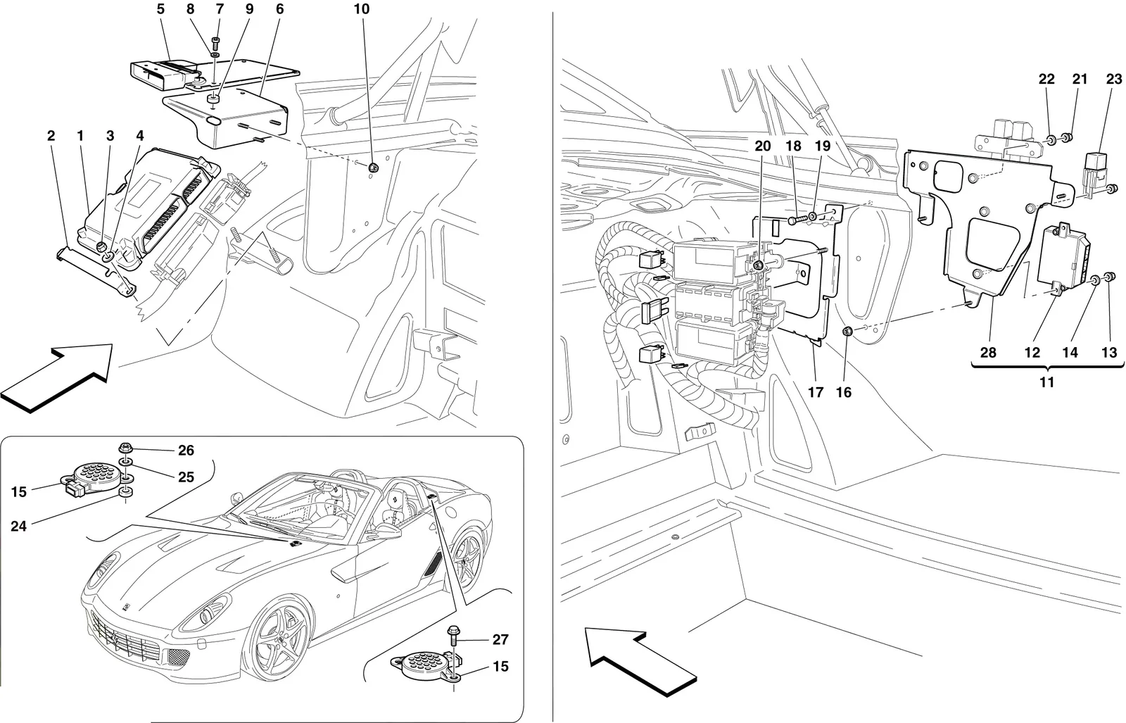 LUGGAGE COMPARTMENT ECUs