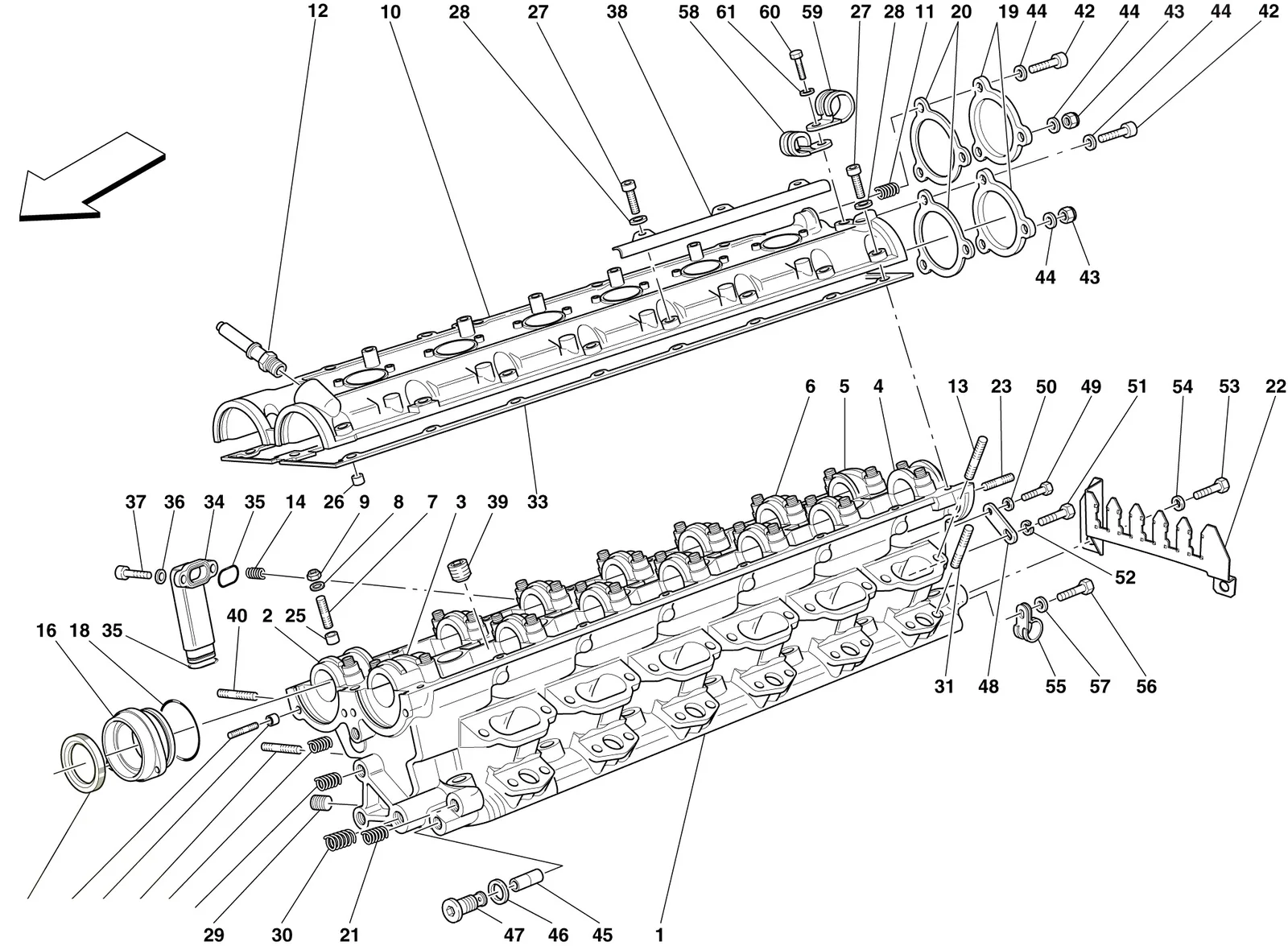 Right Hand Cylinder Head