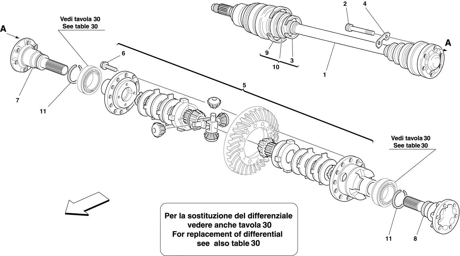 Differential And Axle Shaft