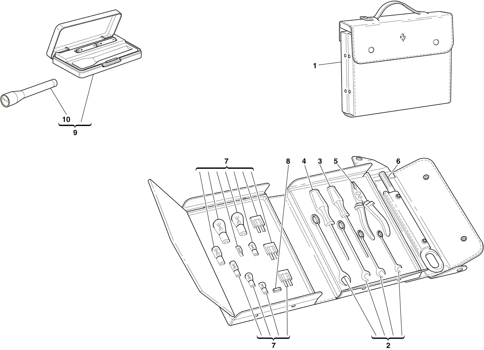 Tools Provided With Vehicle