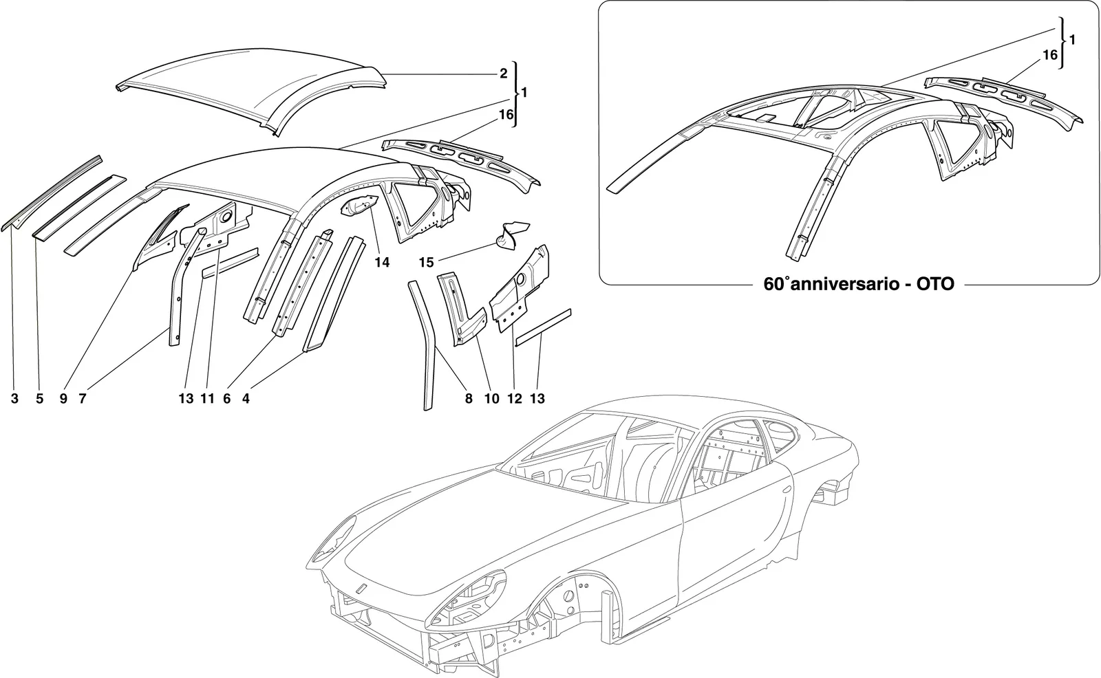 Bodyshell - Roof