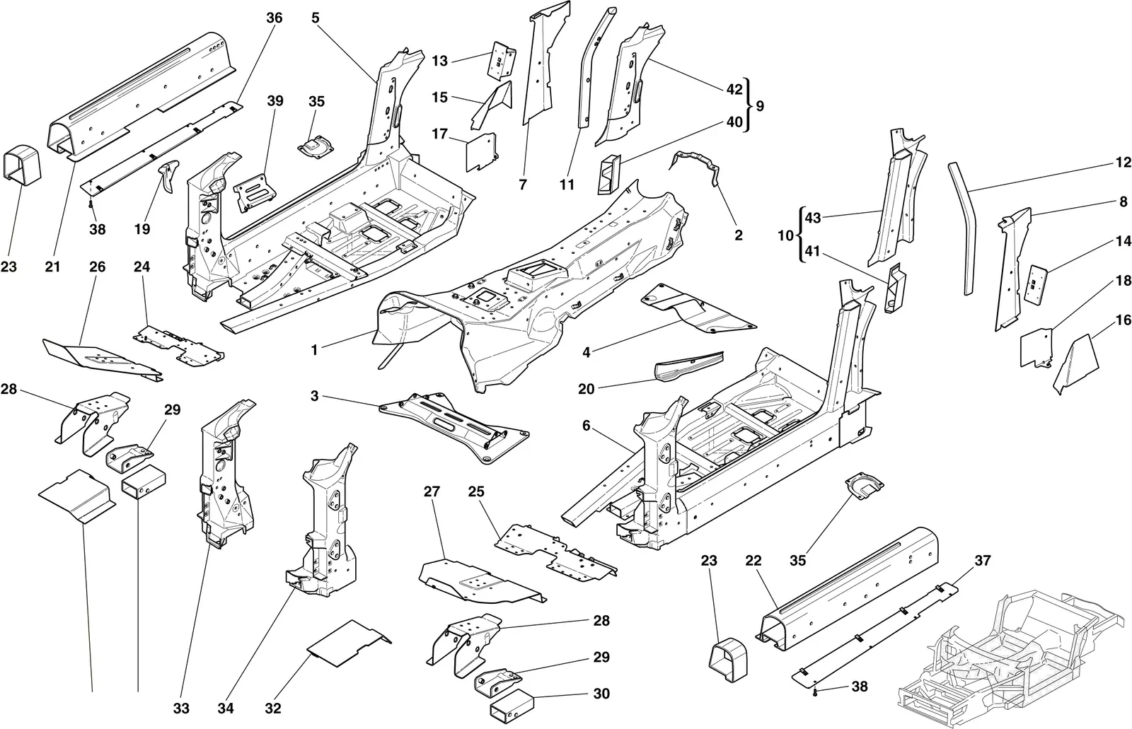 Structures And Elements, Centre Of Vehicle