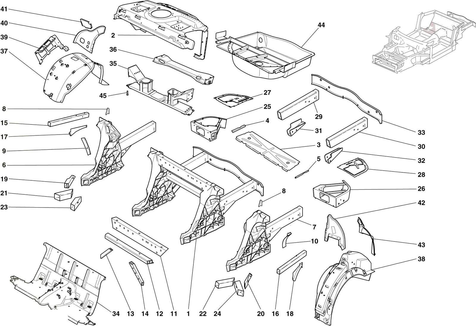 Structures And Elements, Rear Of Vehicle