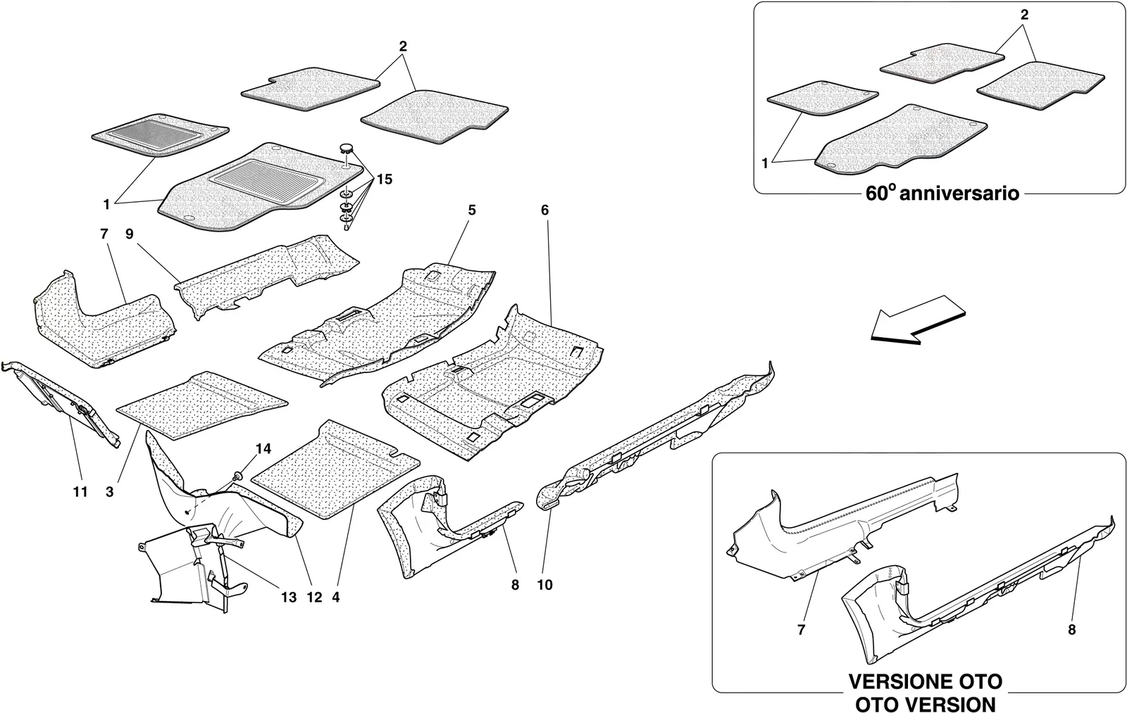 Passenger Compartment Trim And Mats