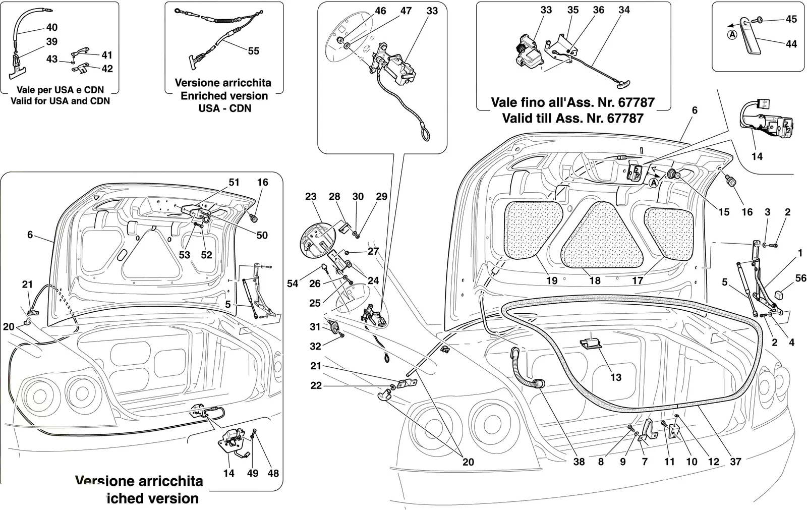 Luggage Compartment Lid And Fuel Filler Flap