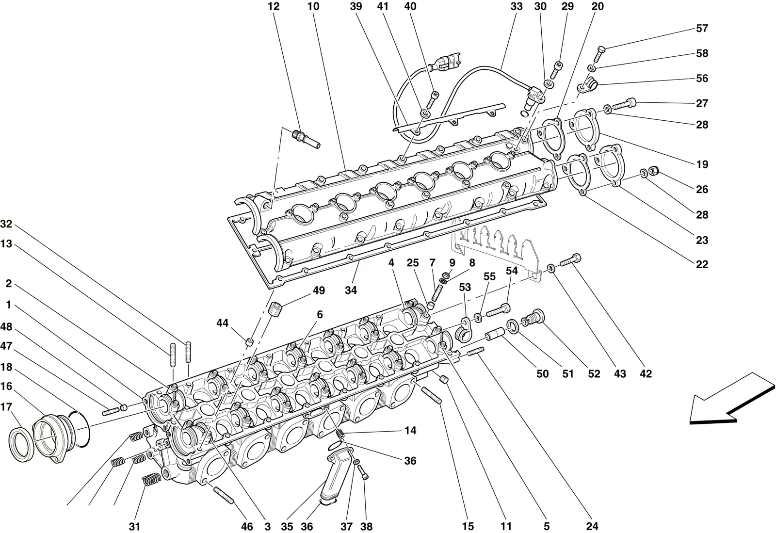 Left Hand Cylinder Head