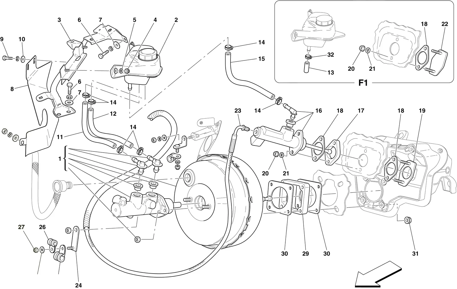 Hydraulic Brake And Clutch Control