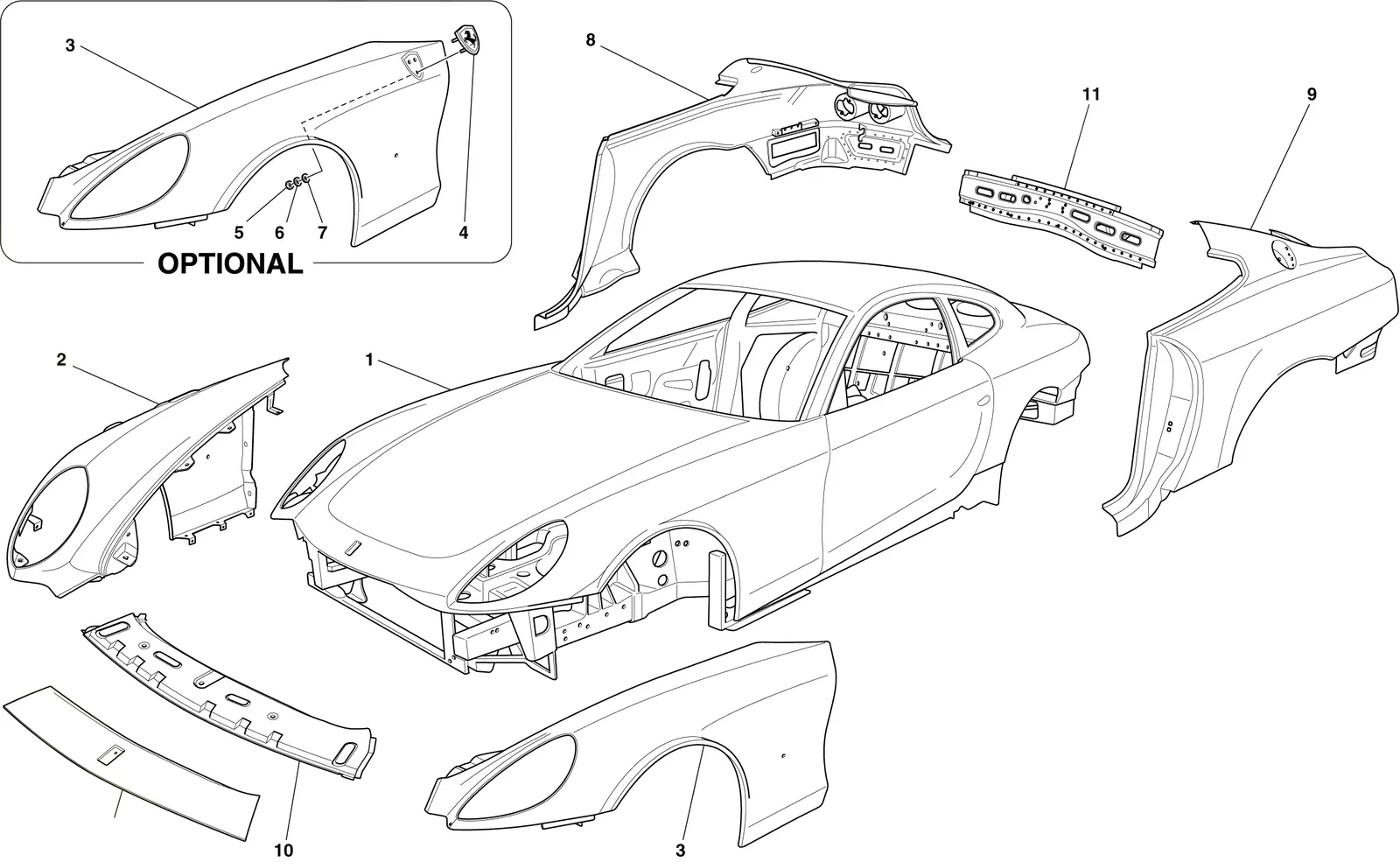 Bodyshell - External Trim