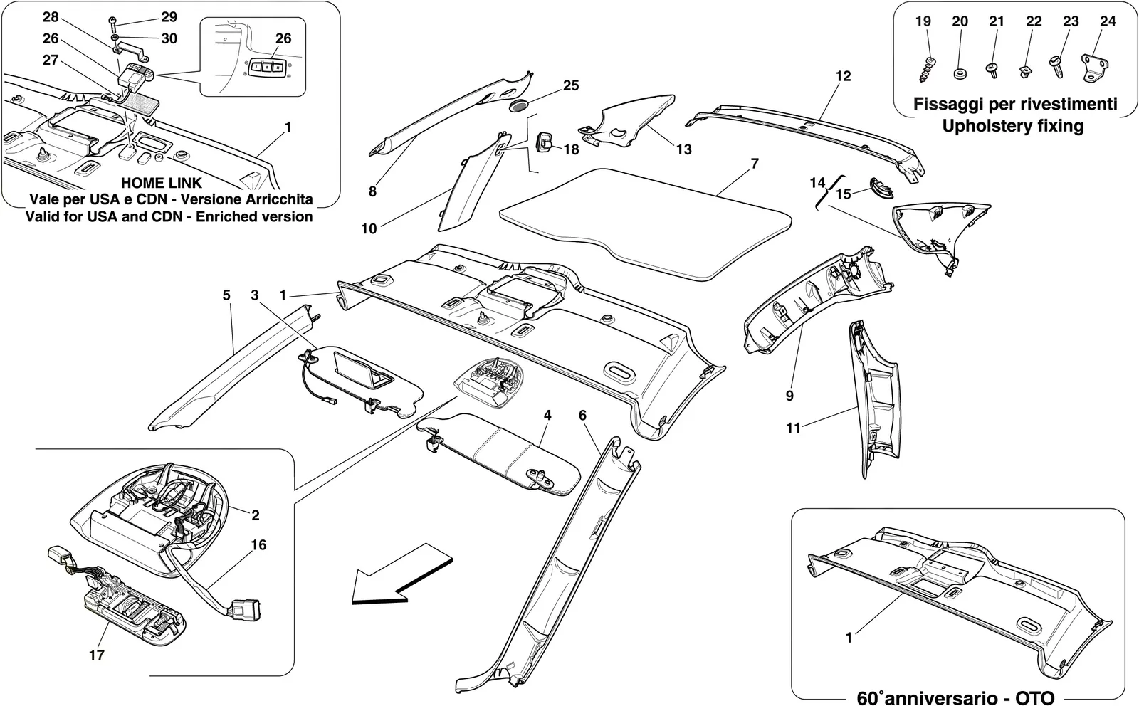 Headliner Trim And Accessories