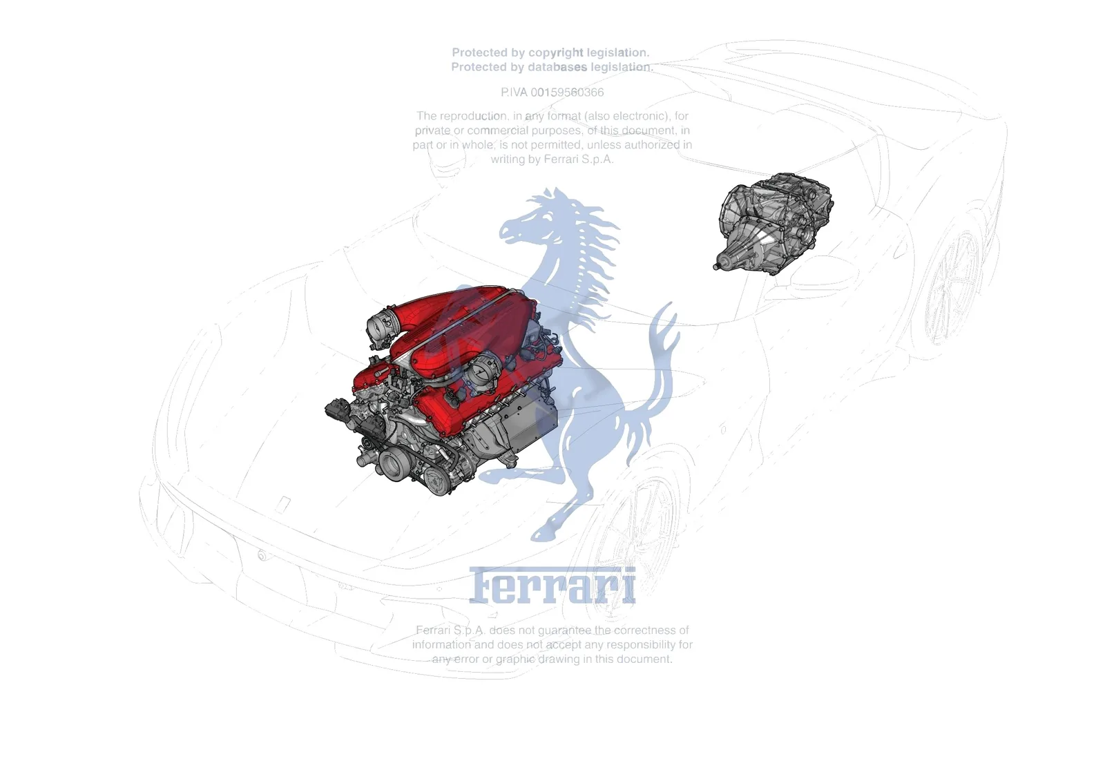 Ferrari 812 CompetizioneA [GENERAL] - A.1 - SPARE ASSEMBLY UNITS exploded diagram