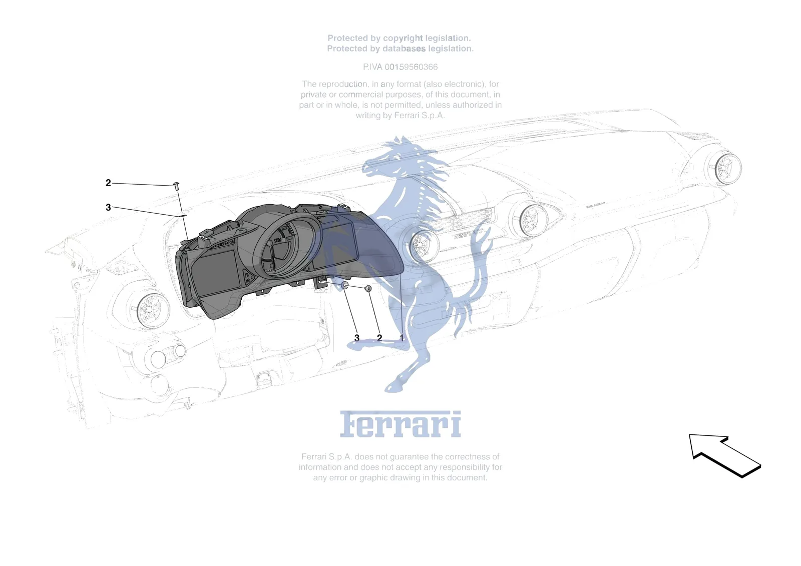 Ferrari 812 CompetizioneA [ELECTRICAL SYSTEM] - F.03 - INSTRUMENTATION ...