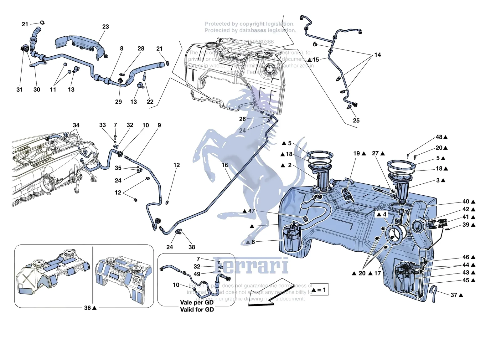 FUEL TANK FUEL SYSTEM PUMPS AND PIPES