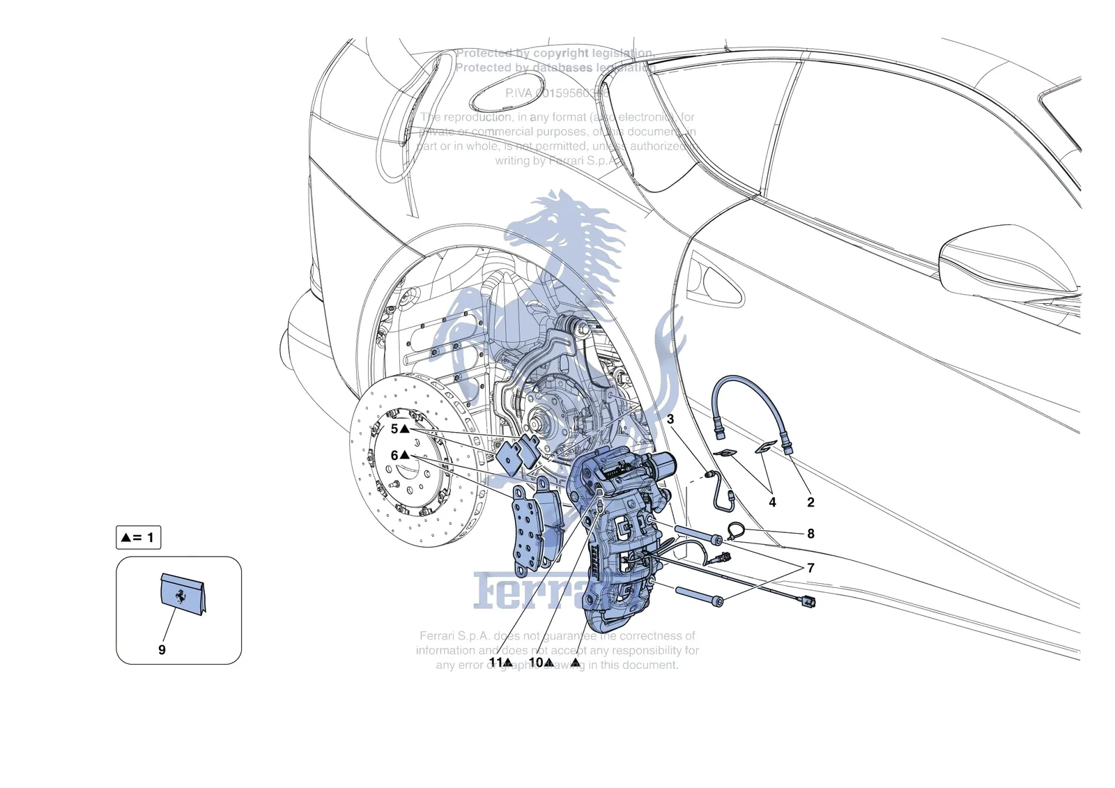 REAR BRAKE CALIPERS