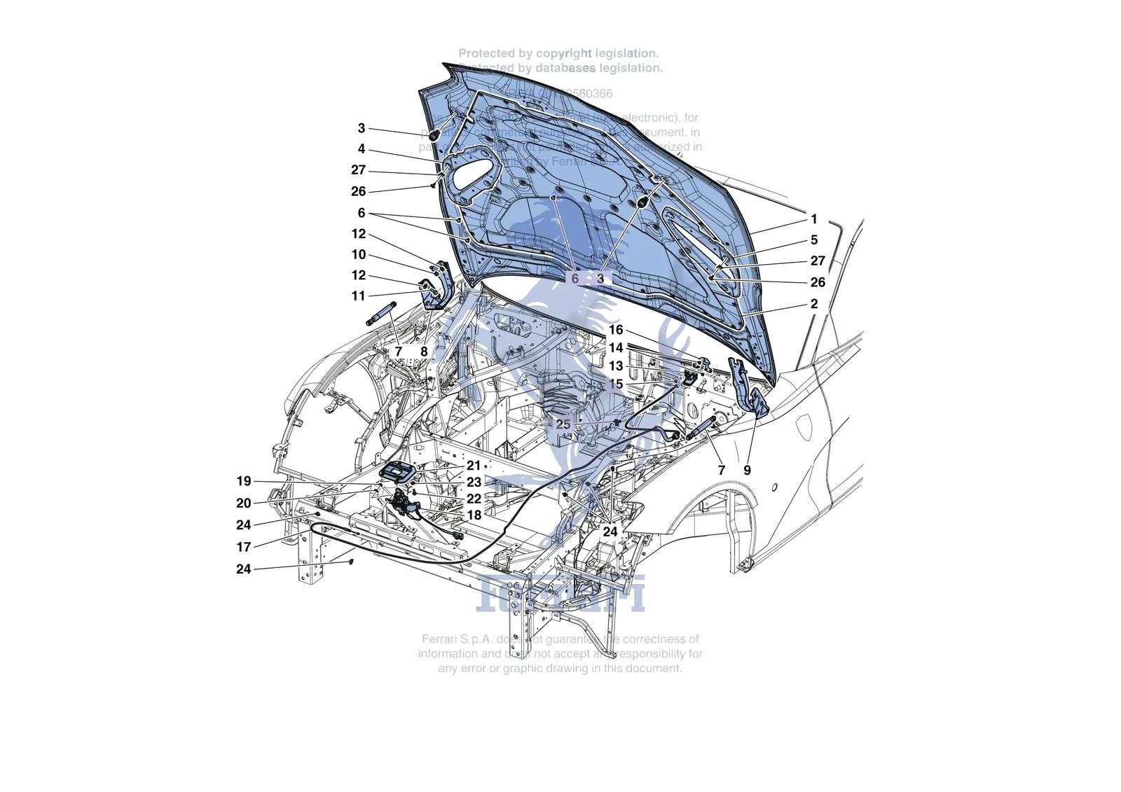 FRONT LID AND OPENING MECHANISM
