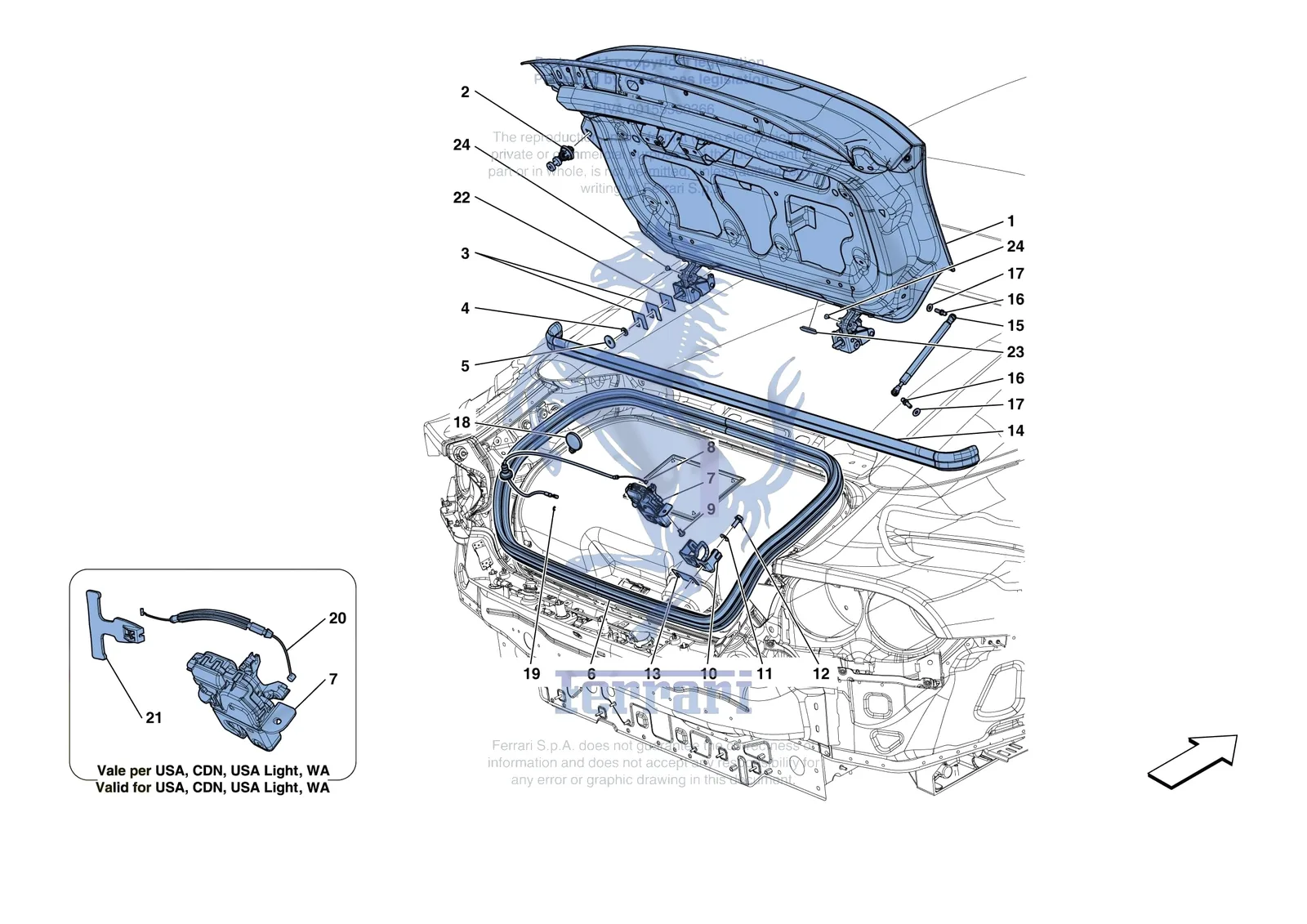REAR LID AND OPENING MECHANISM