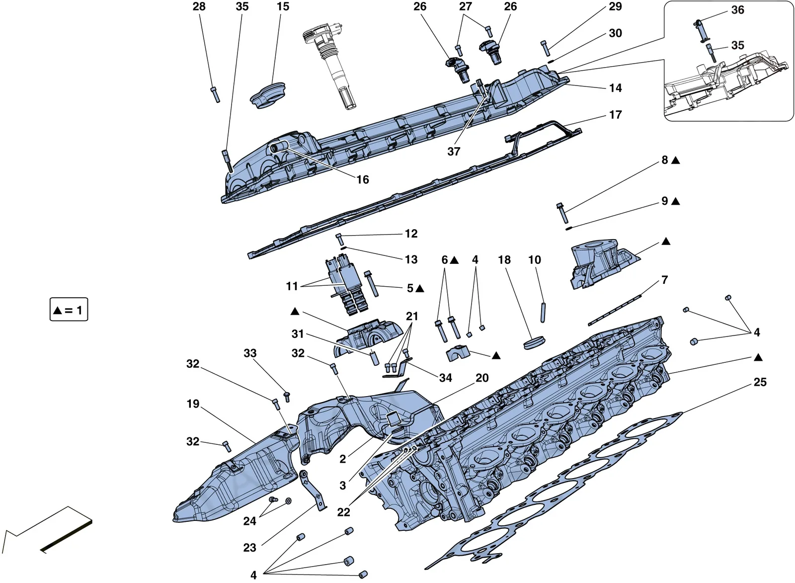 Right Hand Cylinder Head