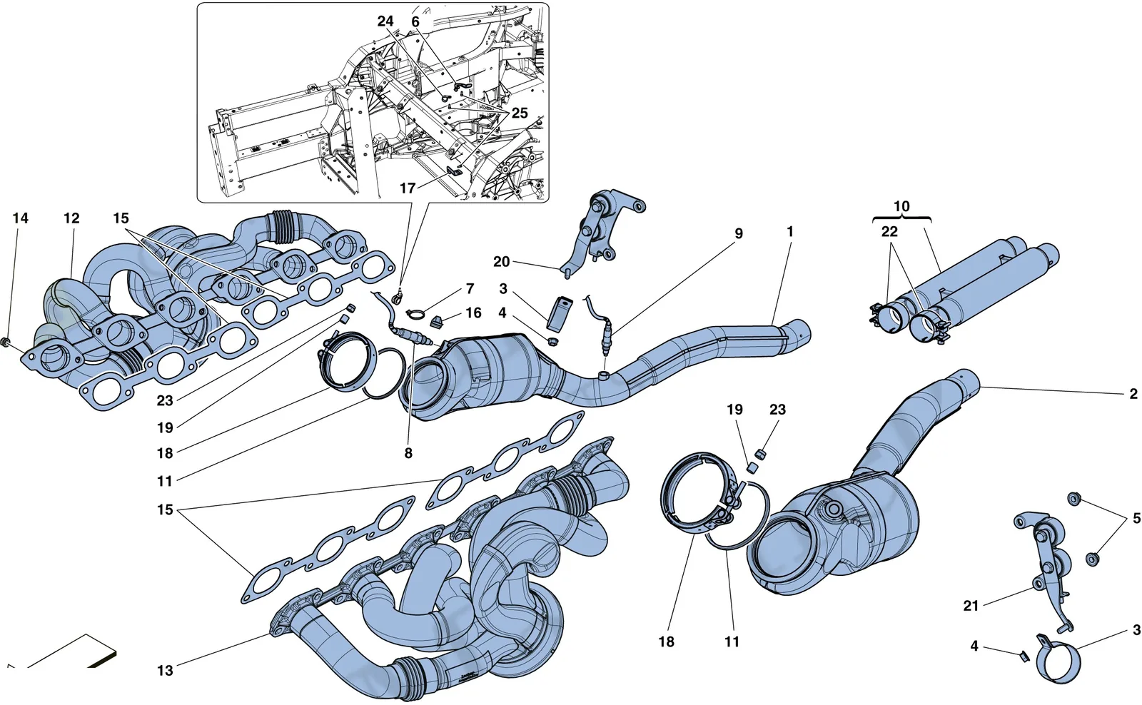 Pre-Catalytic Converters And Catalytic Converters
